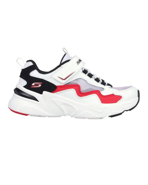 Skechers Bobsbamina-sportschoenen voor kinderen (Wit, Rood, Zwart)