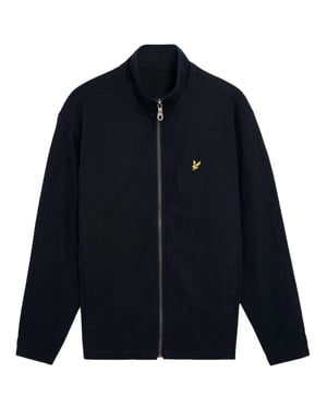 Lyle & Scott Heren Twill jas met hoge hals (Blauw)