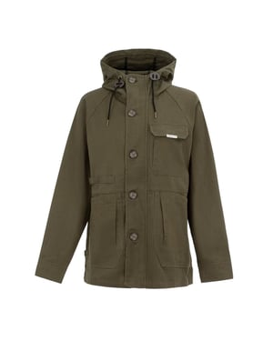 SoulCal Katoenen parka voor dames (Kaki Groen)