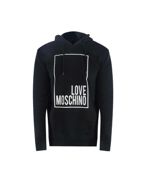 Love Moschino Dames/Dames Box Logo Hoodie (Zwart)