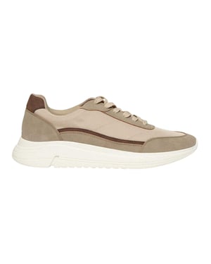 Threadbare Ariba-sportschoenen voor heren van textiel (Beige)
