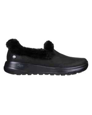 Skechers Go Walk Joy sneakers van imitatiesuède voor dames (Zwart)