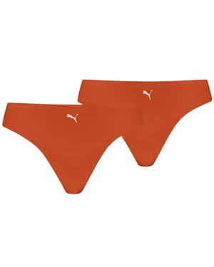 Puma Dames String Seamless Thong (Vlam Oranje)