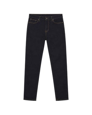 Biba Dames Kiri Katoenen Rechtoe-Rechtaan Slim Jeans (Indigo)