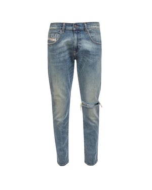 Diesel Heren 2019 D-Strukt Denim Slim-fit Jeans (Blauw)