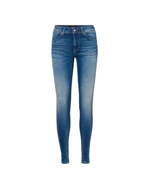 Vero Moda Slim-fit jeans met 5 zakken voor dames (Medium Blauw)