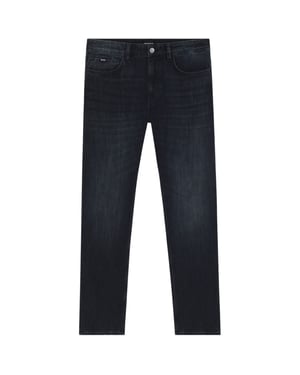 Boss Heren Delaware 5-pocket slim fit jeans (Donkerblauw)