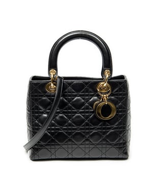 Medium Lady Dior Zip   schoudertas