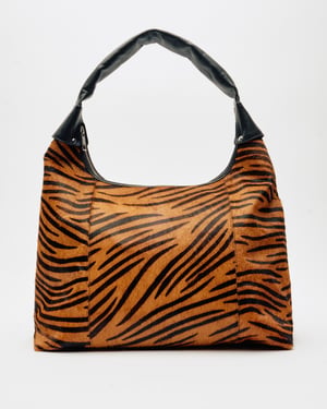 Big Dandy Stripes Deluxe Donkerbruin Tas