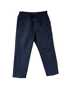 Gucci broek met trekkoord in marineblauw katoen