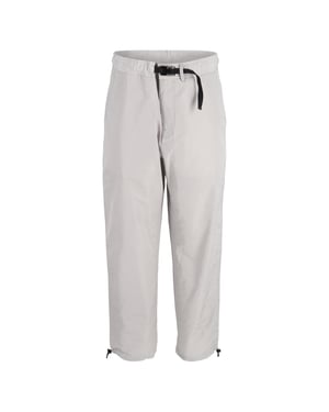 Dior cargo broek met gesp en trekkoord in de zoom, gemaakt van grijs katoen.