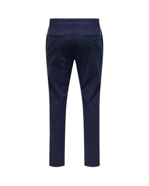 Only Effen Slim Herenbroek (Donkere marine)