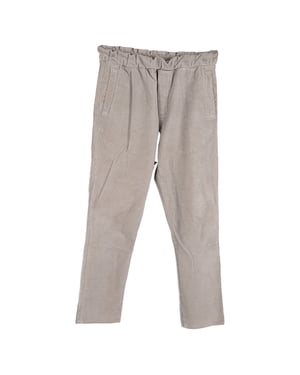 Rechte broek van Bottega Veneta in grijs corduroy