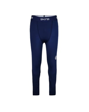 Skins Performance-legging uit de Mens Series-1-collectie (Blauw/Wit)