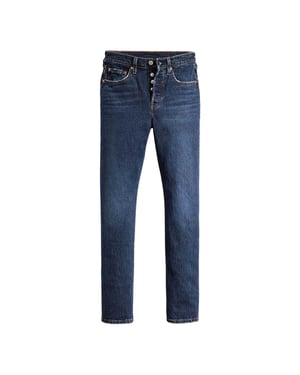 Levis Dames/Dames 501 Original Jeans (Blauw)