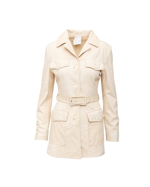 Roberto Cavalli leren jas - jaren 2000
