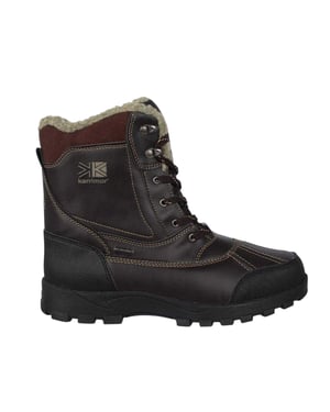 Karrimor Heren Logo Mid Calf Snow Boots (Bruin)