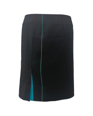 Balenciaga minirok met splitdetail in zwarte viscose