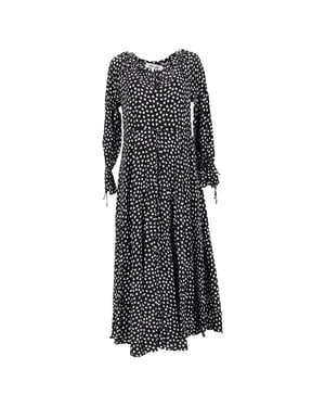 Diane Von Furstenberg Imogen maxi-jurk in zwarte viscose