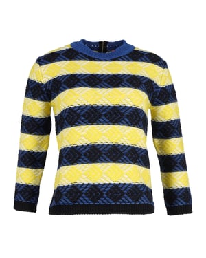 MSGM gestreepte trui met patroon in veelkleurige wol