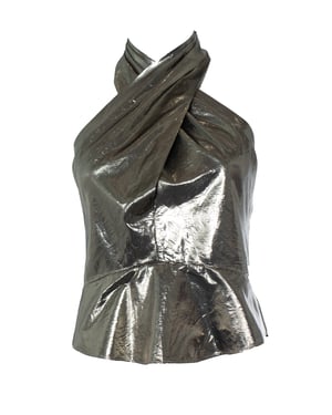 Isabel Marant, metallice haltertop