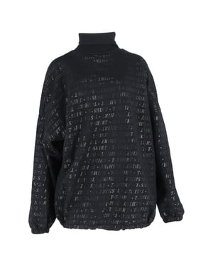 Balenciaga T-shirt met all-over print, trui in zwart katoen