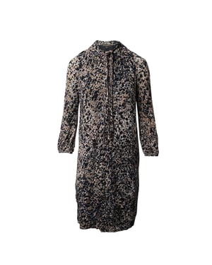 Burberry midi-jurk met print in veelkleurige rayon