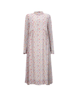 Ganni Ditsy Floral Midi-jurk van veelkleurig katoen