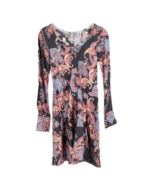 Chloé Paisley mini-jurk met paisleyprint in veelkleurige viscose
