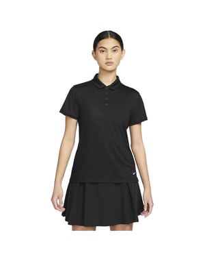 Nike Victory Dri-FIT golfpoloshirt voor dames (Zwart, Wit)