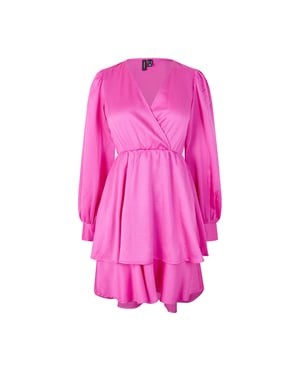 Vero Moda Dagmar-minijurk voor dames (Roos Violet)
