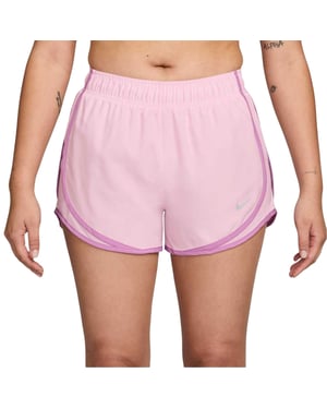 Nike Tempo Dri-FIT hardloopshort met middelhoge taille voor dames (Roze schuim)
