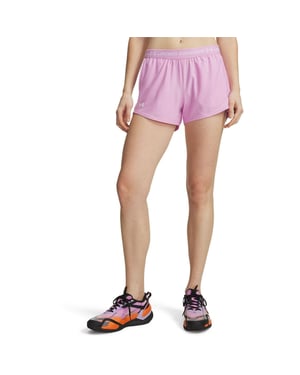 Under Armour Play Up 2-in-1-short voor dames (Dageraad Roze)
