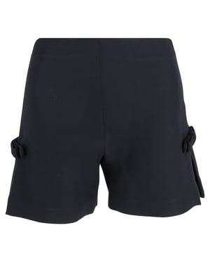 Fendi shorts met strikdetail in zwarte wol