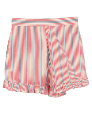 See by Chloé gestreepte minishorts van katoen in meerdere kleuren