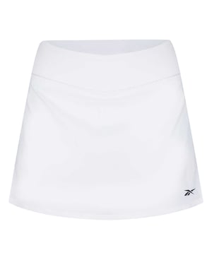 Reebok Dames Logo Tennis Skort (Wit)