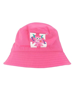 Off White Canvas Emmerhoed (Roze)