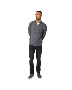 Threadbare Herenvest in Nederlandse stijl (Taupe Micro)