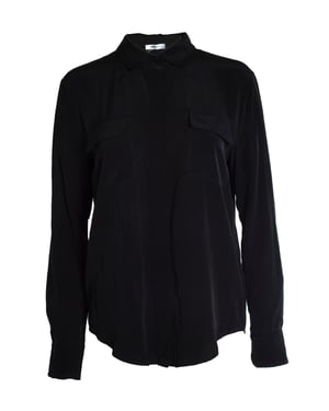 Anine Bing, zwarte shirt met zakken