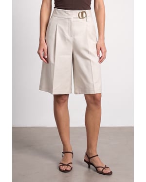 Hoge Taille Wijde Pantalon Shorts