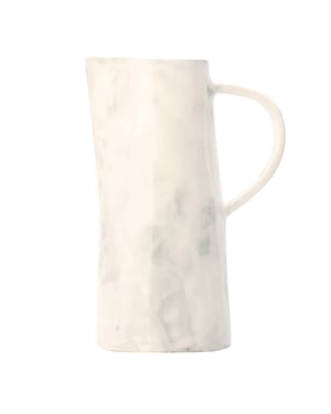 Off White Eenvoudige keramische kan (Taupe)
