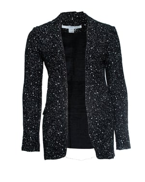 Diane Von Furstenberg, vintage galaxy crepe blazer