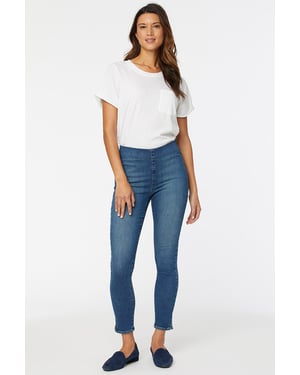 Pull-On Skinny Enkel Medium Blauwe SpanSpring™ Denim