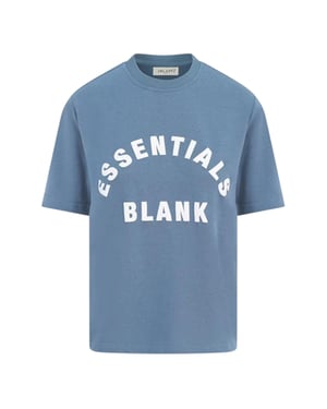 Blank Essentials Dames/Dames Oversized Vriend T-shirt (Orion Blauw)
