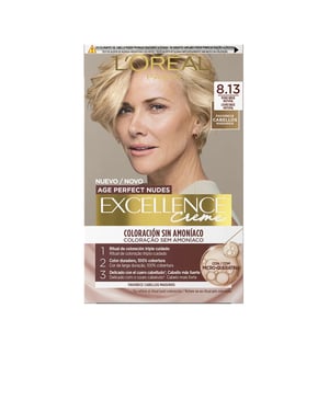 Excellence Creme Ammoniakvrije Haarkleur Met Microkeratine #8.13 - Beige Blond 1 Stuk