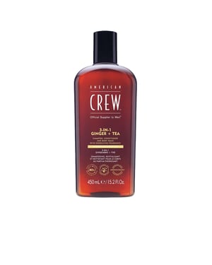 3-in-1 Gember + Thee Shampoo 450 ml