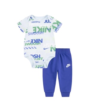 Nike Swoosh-pyjamaset voor babyjongens (Koninklijk Spel)