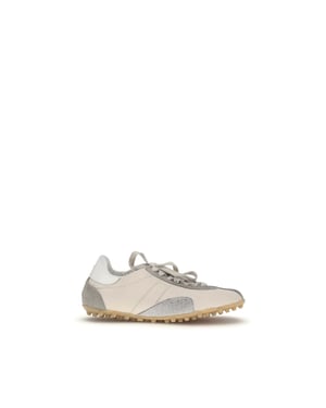 Maison Margiela Beige Geitenhuid Atletieksneakers