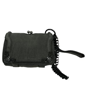 Alexander McQueen Chain Flap Schoudertas in Grijs Leer