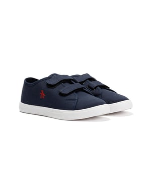 Penguin Junior Sparton Hook and loop Textiel Blauwe Sneakers